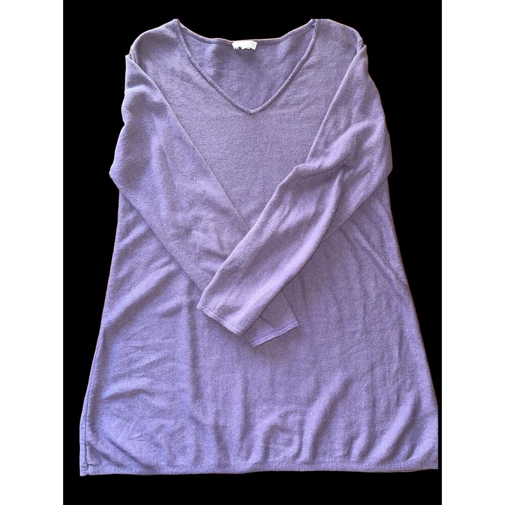 J. Jill Tunic Purple Sweater Sz S EUC